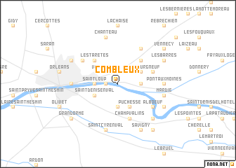 map of Combleux