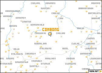 map of Combong