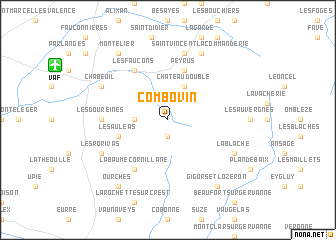 map of Combovin