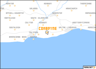 map of Combpyne
