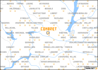 map of Combret