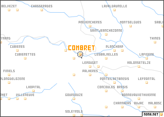 map of Combret