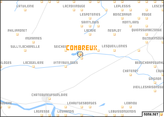 map of Combreux