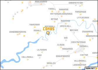 map of Combs