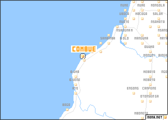map of Combue