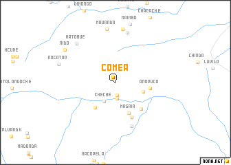 map of Comea