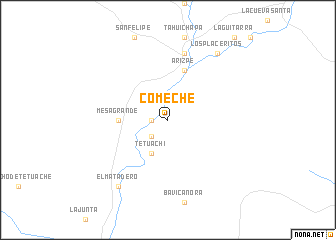 map of Comeche