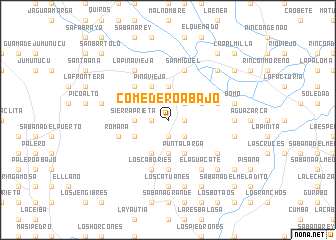 map of Comedero Abajo