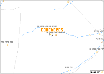 map of Comederos