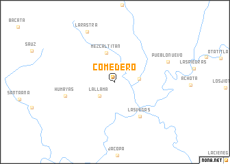 map of Comedero