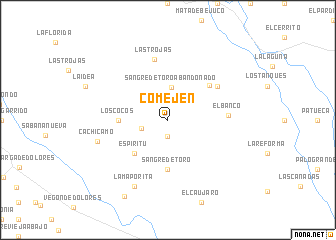 map of Comején