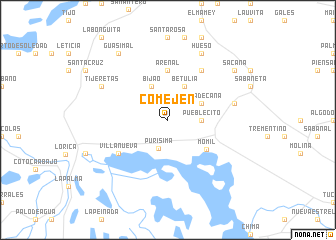 map of Comején