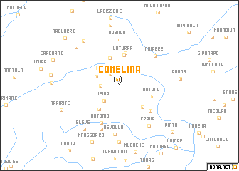 map of Comelina