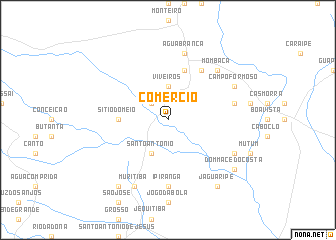 map of Comércio