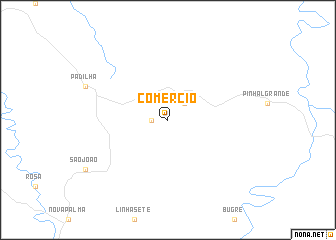 map of Comércio