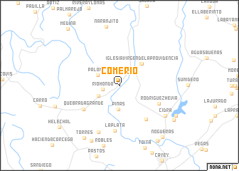 map of Comerio