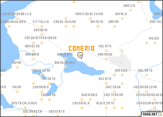 map of Comerio