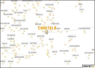 map of Cometela