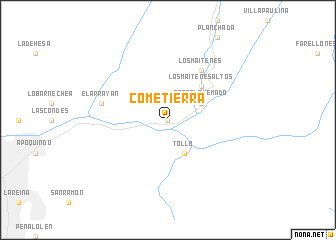 map of Cometierra