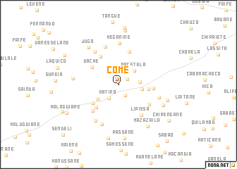 map of Come