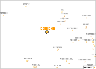 map of Comiche