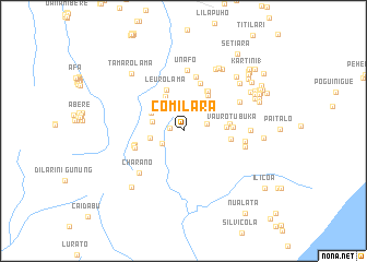 map of Comilara