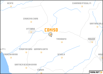 map of Comiso