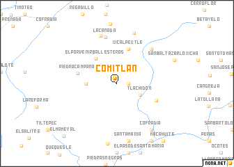 map of Comitlán