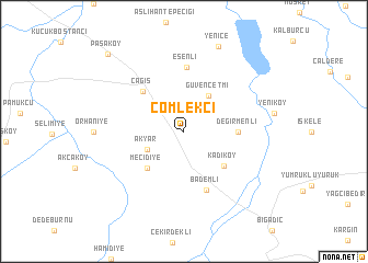 map of Çömlekçi