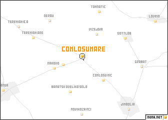 map of Comloşu Mare