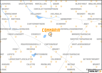 map of Commarin