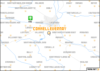 map of Commelle-Vernay