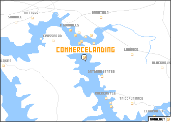 map of Commerce Landing