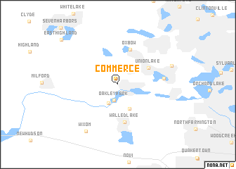 map of Commerce