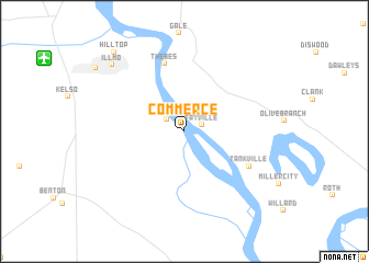 map of Commerce