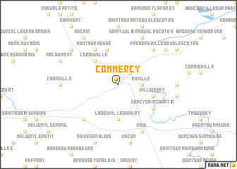 map of Commercy