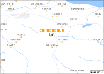 map of Commondale