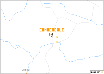 map of Commondale