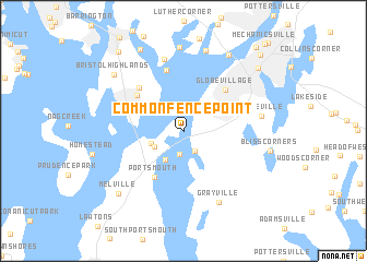 map of Common Fence Point