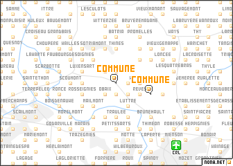 map of Commune