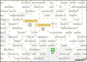 map of Commune