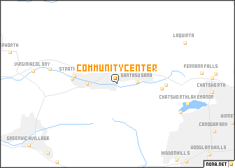 map of Community Center
