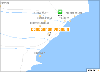 map of Comodoro Rivadavia