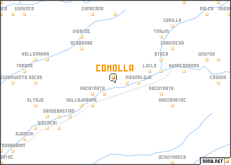 map of Comolla