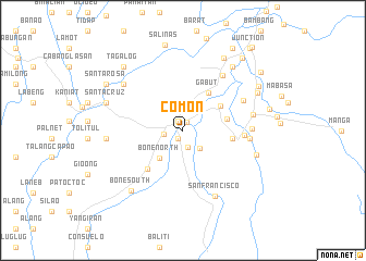 map of Comon