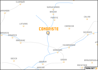 map of Comorişte