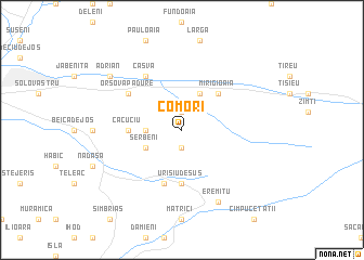 map of Comori