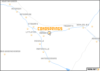 map of Como Springs