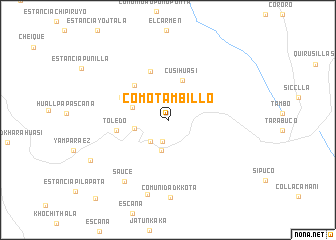 map of Comotambillo