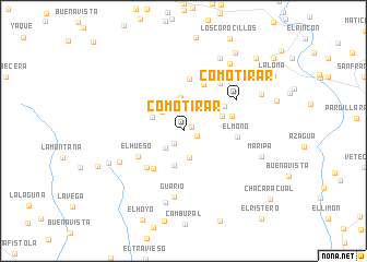 map of Como Tirar